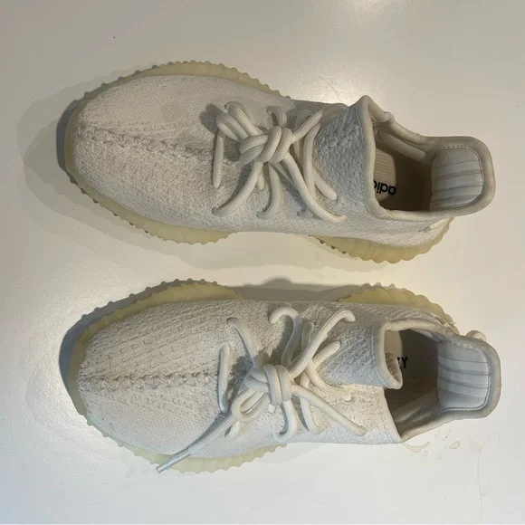 Authentic White Yeezys in size 5